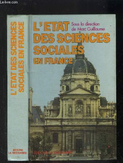 L ETAT DES SCIENCES SOCIALES EN FRANCE