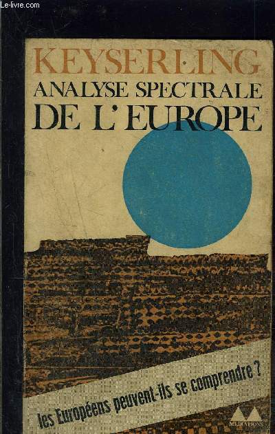 ANALYSE SPECTRALE DE L EUROPE