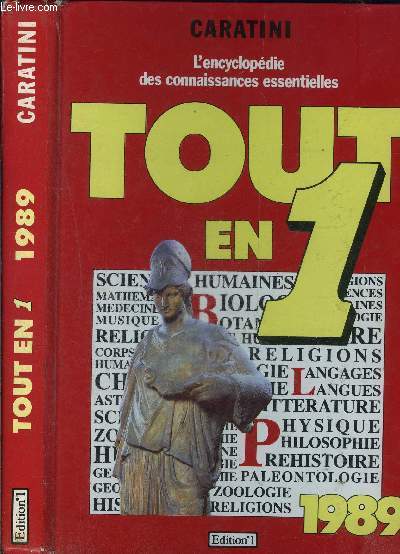 TOUT EN 1- TOUTE LA CULTURE GENERALE DE LA 6e A LA FAC- 1989