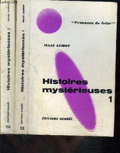 HISTOIRES MYSTERIEUSES- 2 TOMES EN 2 VOLUMES- 1 ET 2