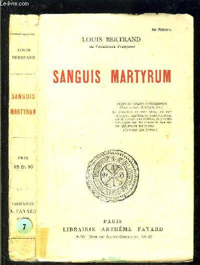 SANGUIS MARTYRUM