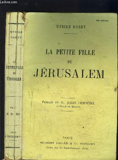 LA PETITE FILLE DE JERUSALEM