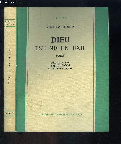 DIEU EST NE EN EXIL