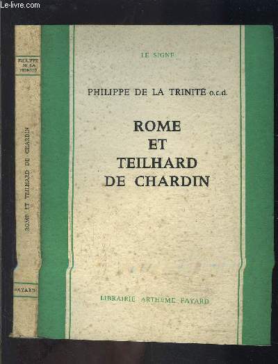 ROME ET TEIHARD DE CHARDIN