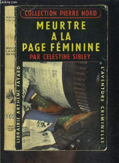 MEURTRE A LA PAGE FEMININE- L AVENTURE CRIMINELLE N102