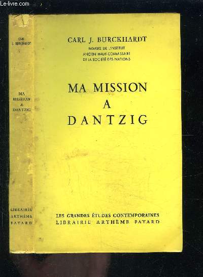 MA MISSION A DANTZIG