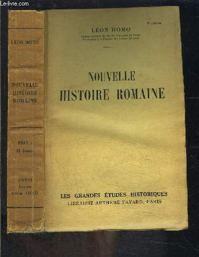 NOUVELLE HISTOIRE ROMAINE