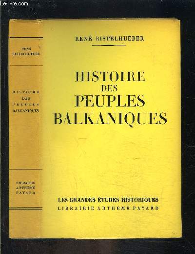 HISTOIRE DES PEUPLES BALKANIQUES
