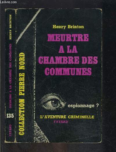 MEURTRE A LA CHAMBRE DES COMMUNES