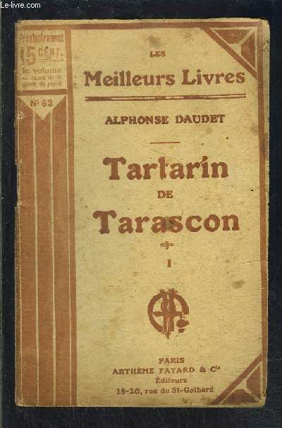 TARTARIN DE TARASCON- TOME 1 vendu seul
