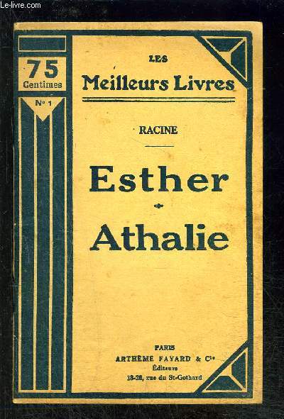 ESTHER- ATHALIE
