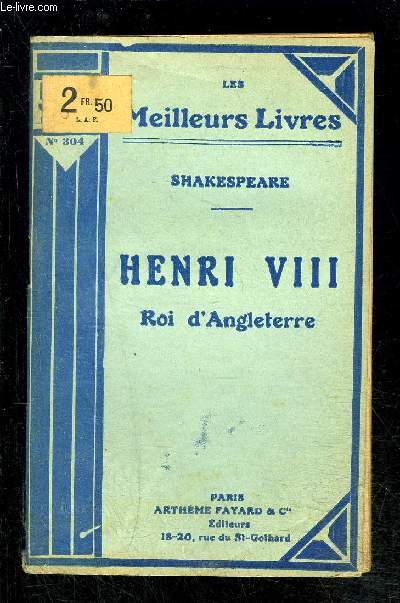 HENRI VIII- ROI D ANGLETERRE
