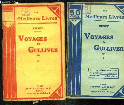 VOYAGES DE GULLIVER- 2 TOMES EN 2 VOLUMES