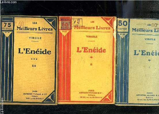 L ENEIDE- 3 TOMES EN 3 VOLUMES