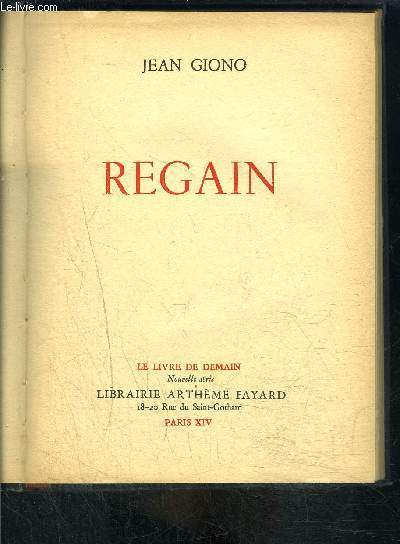 REGAIN- LE LIVRE DE DEMAIN N7- Nouvelle srie