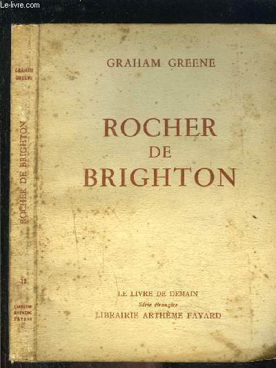 ROCHER DE BRIGHTON- LE LIVRE DE DEMAIN N39- Srie trangre