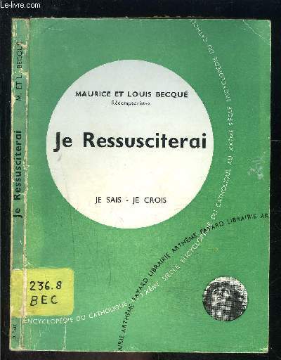 JE RESSUSCITERAI- JE SAIS JE CROIS N2. 28