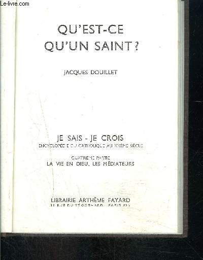 QU EST CE QU UN SAINT?- JE SAIS JE CROIS N4. 46