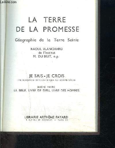 LA TERRE DE LA PROMESSE- JE SAIS- JE CROIS N6. 61