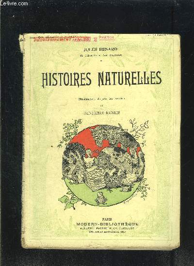 HISTOIRES NATURELLES