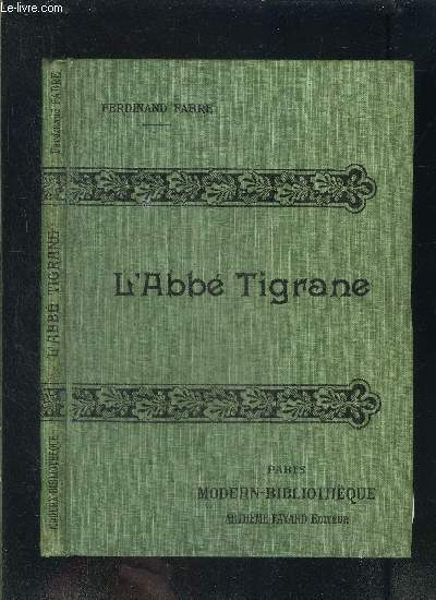 L ABBE TIGRANE- COLLECTION MODERN-BIBLIOTHEQUE