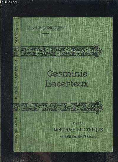 GERMINIE LACERTEUX- COLLECTION MODERN-BIBLIOTHEQUE