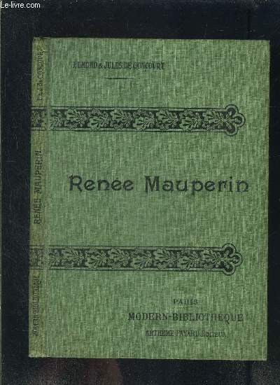 RENEE MAUPERIN- COLLECTION MODERN-BIBLIOTHEQUE