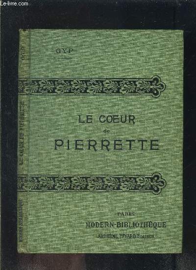 LE COEUR DE PIERRETTE- COLLECTION MODERN-BIBLIOTHEQUE