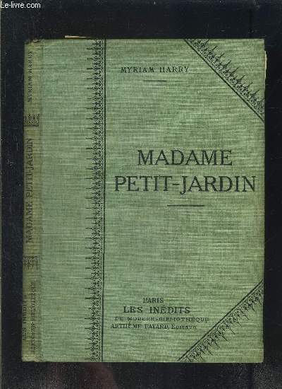 MADAME PETIT JARDIN- COLLECTION MODERN-BIBLIOTHEQUE