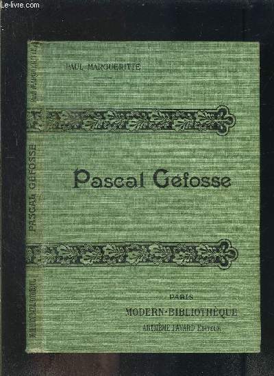 PASCAL GEFOSSE- MEOURS DU JOUR- COLLECTION MODERN-BIBLIOTHEQUE