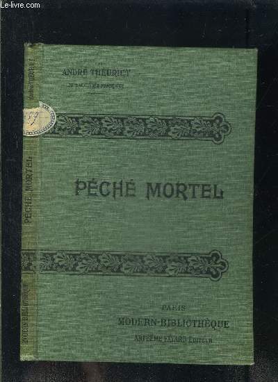 PECHE MORTEL- COLLECTION MODERN-BIBLIOTHEQUE