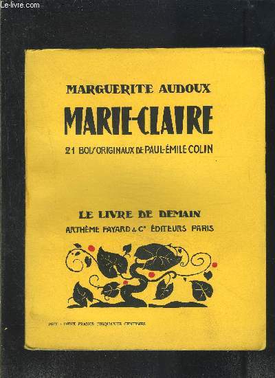 MARIE CLAIRE- LE LIVRE DE DEMAIN N20