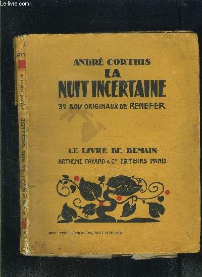 LA NUIT INCERTAINE- LE LIVRE DE DEMAIN N126