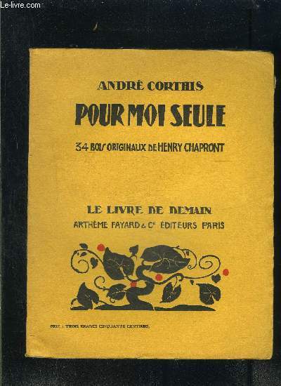 POUR MOI SEULE- LE LIVRE DE DEMAIN N83