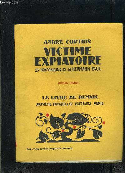 VICTIME EXPIATOIRE- LE LIVRE DE DEMAIN N41