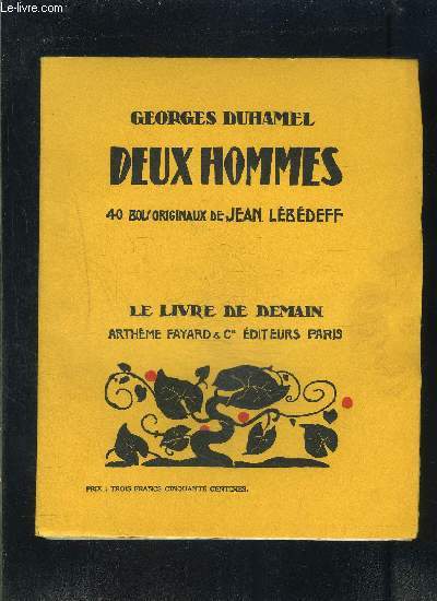 DEUX HOMMES- LE LIVRE DE DEMAIN N124
