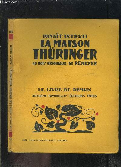 LA MAISON THURINGER- LE LIVRE DE DEMAIN N149