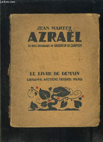 AZRAEL- LE LIVRE DE DEMAIN N223- VENDU EN L ETAT