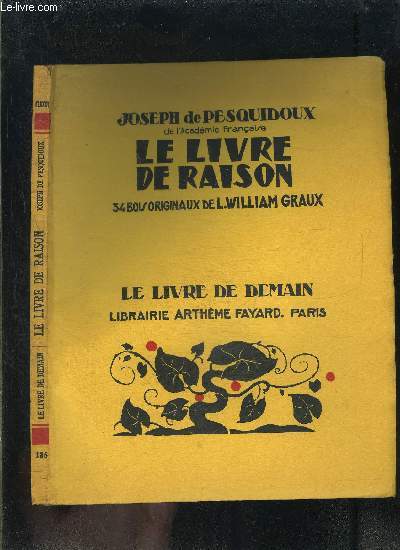 LE LIVRE DE RAISON- LE LIVRE DE DEMAIN N185