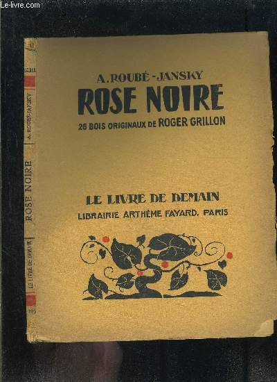 ROSE NOIRE- LE LIVRE DE DEMAIN N229