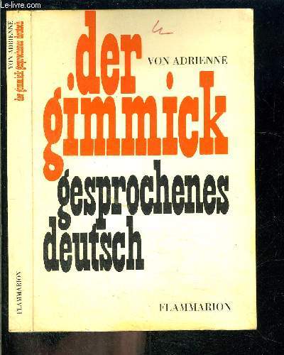 DER GIMMICK- GESPROCHENES DEUTSCH