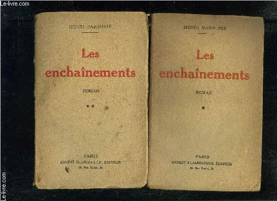 LES ENCHAINEMENTS- 2 TOMES EN 2 VOLUMES