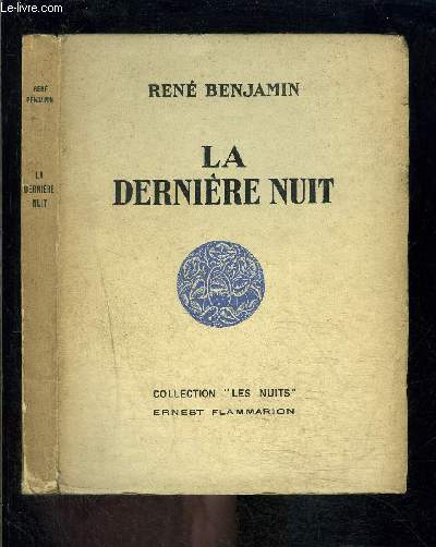 LA DERNIERE NUIT- COLLECTION LES NUITS