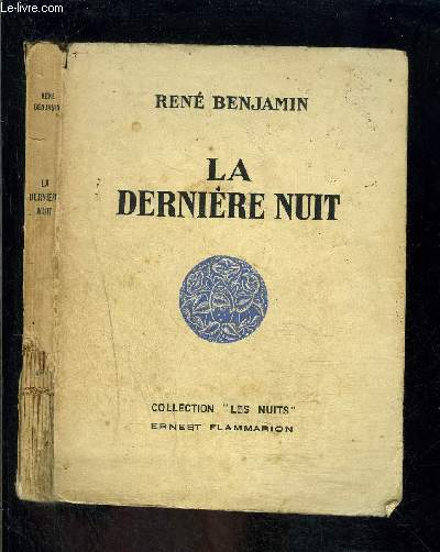 LA DERNIERE NUIT- COLLECTION LES NUITS