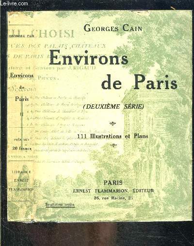 ENVIRONS DE PARIS- 2me srie