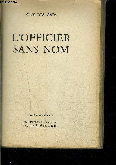 L OFFICIER SANS NOM