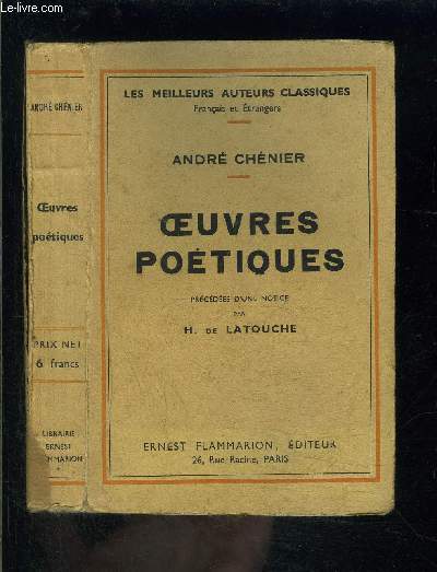 OEUVRES POETIQUES