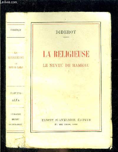 LA RELIGIEUSE- LE NEVEU DE RAMEAU