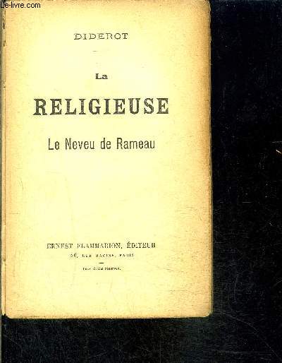 LA RELIGIEUSE- LE NEVEU DE RAMEAU