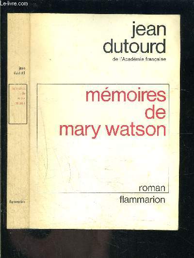 MEMOIRES DE MARY WATSON
